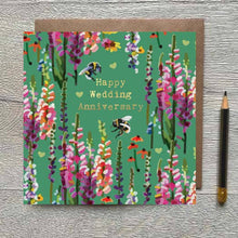 Load image into Gallery viewer, CG 16 - Wedding Anniversary Card with Foiled Lettering 

