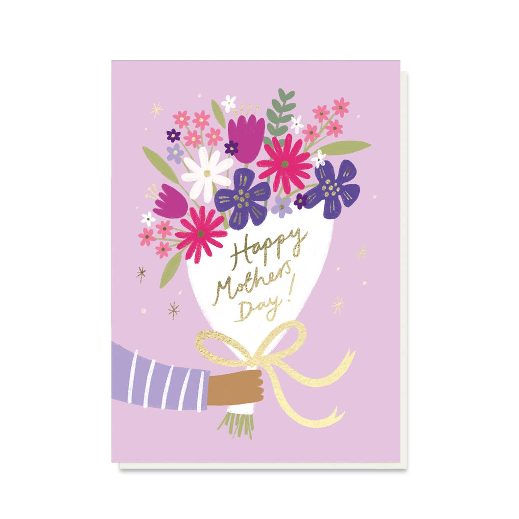 Lilac Floral Mother's Day Card