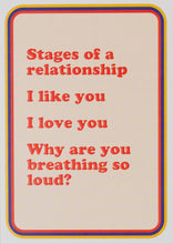 Load image into Gallery viewer, Stages of a Relationship Anniversary / Valentine's Card
