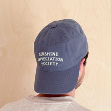 Load image into Gallery viewer, Sunshine Appreciation Society - Cotton Baseball Cap - Vintage Blue
