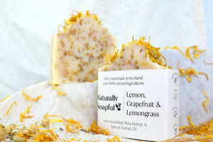 Lemon, Grapefruit & Lemongrass Handmade Soap Bar