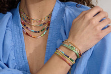 Load image into Gallery viewer, Skye Gold &amp; Rainbow Gemstone Necklace

