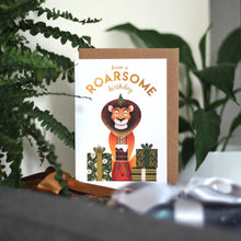 Load image into Gallery viewer, Roarsome Birthday card
