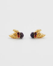 Load image into Gallery viewer, Orla Blackberry Stud Earrings
