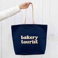 Load image into Gallery viewer, Bakery Tourist - Midnight Blue Tote Bag
