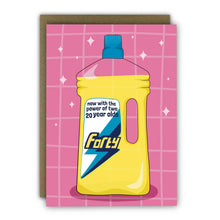 Load image into Gallery viewer, Funny 40th Birthday Card - Flash The Power Of 2 20 Year Olds
