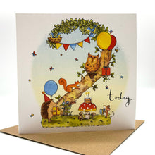 Load image into Gallery viewer, 2nd Birthday Card - Woodland Mouse
