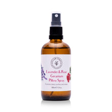 Load image into Gallery viewer, Lavender and Rose Geranium Pillow Spray
