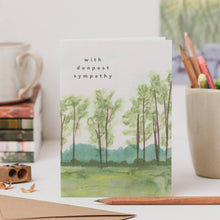 Load image into Gallery viewer, Hedgerow Trees Sympathy Card
