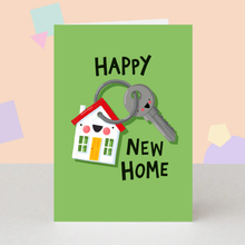 Load image into Gallery viewer, New Home Card - Cute Keys Greeting Card
