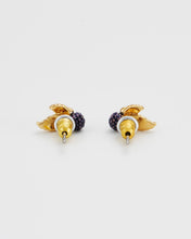 Load image into Gallery viewer, Orla Blackberry Stud Earrings
