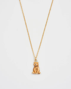 Party Bear Gold Chain Necklace
