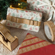 Load image into Gallery viewer, Gingerbread Man 24mm wide paper tape
