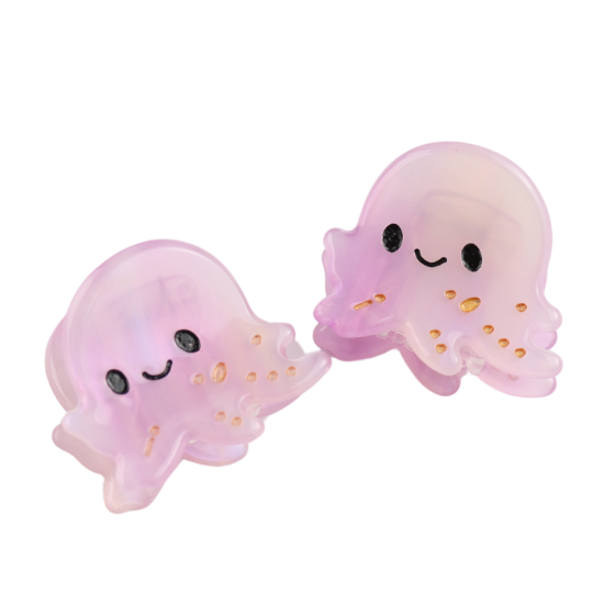 Mini Octopus Hair Claw Clips Twin Pack