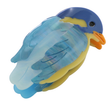 Load image into Gallery viewer, Blue Bird Hair Claw Clip
