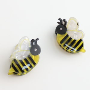 Mini Bee Hair Claw Clips Twin Pack