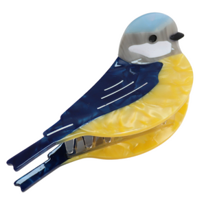 Bluetit Hair Claw Clip