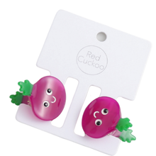 Load image into Gallery viewer, Mini Red Onion Hair Claw Clips Twin Pack
