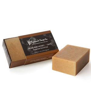 Highland Honey & Oats handmade soap bar