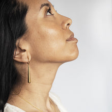 Load image into Gallery viewer, Kira - long teardrop earrings - stainless steel or gold plated
