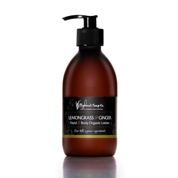 Lemongrass and Ginger organic hand and body lotion