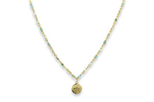 Load image into Gallery viewer, Selket Multi Gem Pebble Gold Necklace
