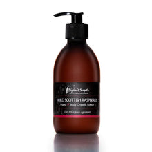 Load image into Gallery viewer, Wild Scottish Raspberry organic hand and body lotion
