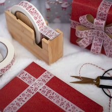Load image into Gallery viewer, Red Santa 24mm wide paper tape
