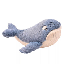 Load image into Gallery viewer, Wilfred The Plush Dark Blue Whale 28 cm
