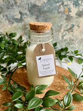 Load image into Gallery viewer, Spiced Apple - Pippin 200ml milk bottle candle with cork lid
