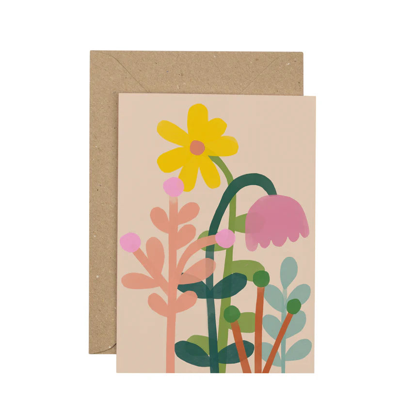 Posy Spring Florals card