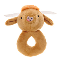 Load image into Gallery viewer, Highland Cow Plush Baby Rattle
