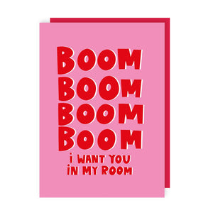 Vengaboys Boom Boom Valentine card