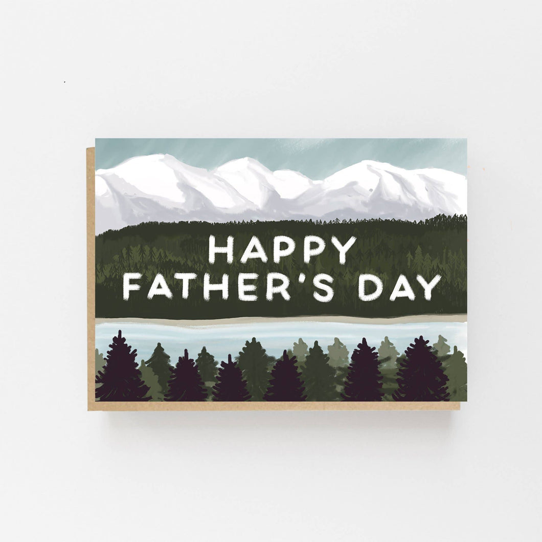Mountain Father's Day card