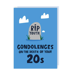 RIP Youth 30th Birthday card