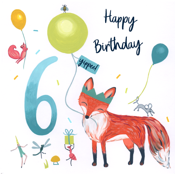 6 Happy Birthday fox