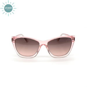 Pink translucent ombre sunglasses