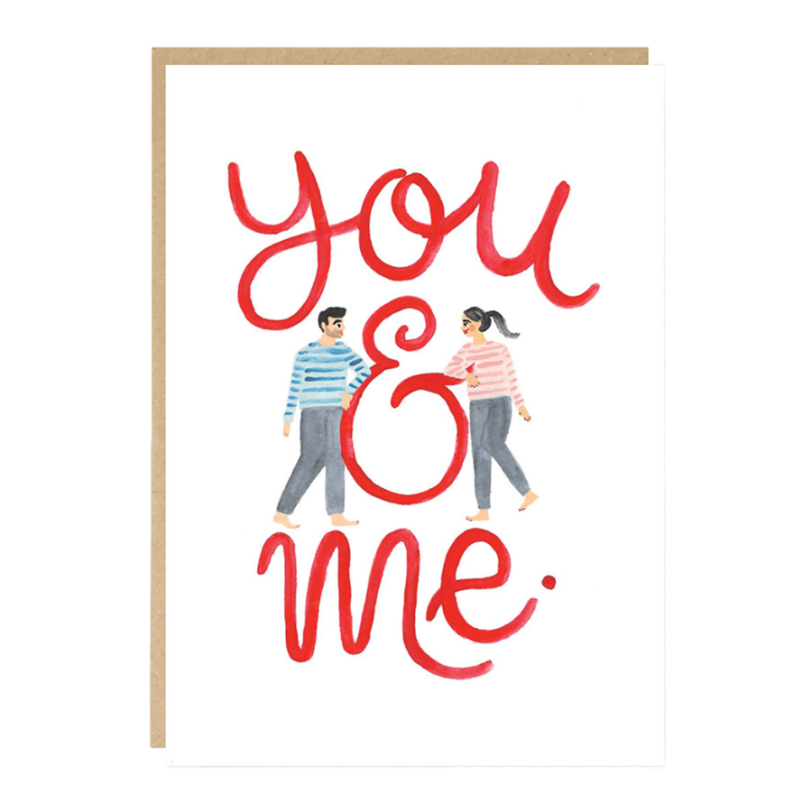 You & Me Valentine card