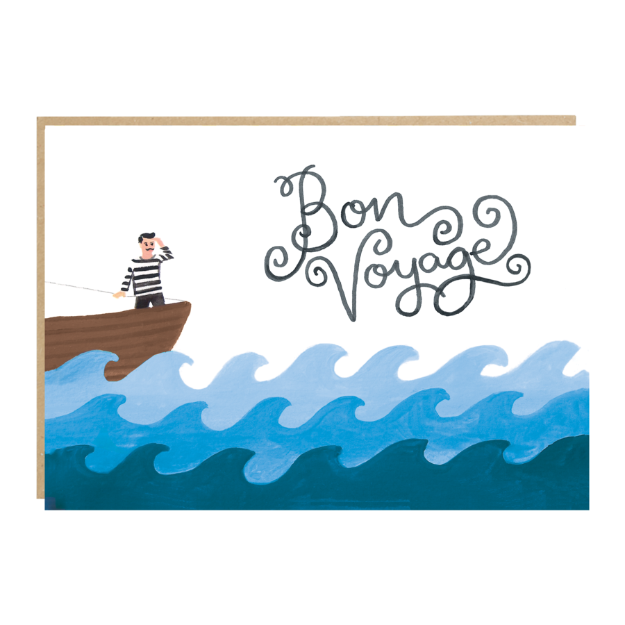 SEA YA Bon Voyage Sailor Leaving Card