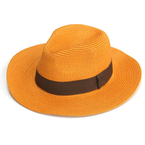 Mustard Panama Foldable Hat
