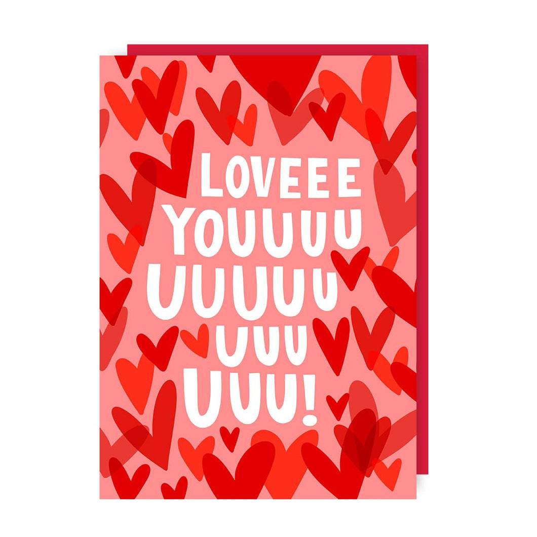 So Much Love Valentine card