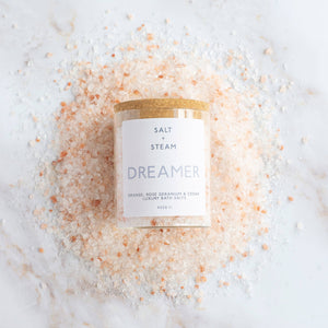 Dreamer - Rose Geranium & Cedar Bath Salts 432g Jar