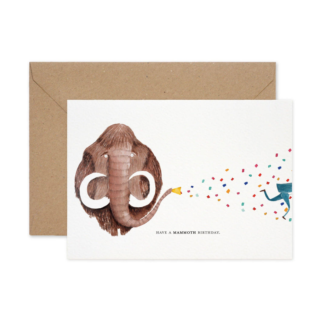 Mammoth Birthday Card