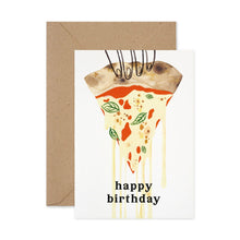 Load image into Gallery viewer, Birthday Pizza Slice Card

