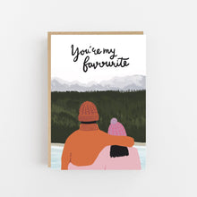Load image into Gallery viewer, You&#39;re My Favourite Valentine card
