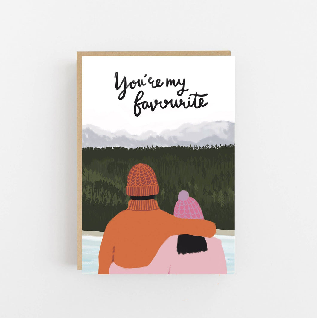 You're My Favourite Valentine card