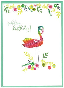 Fabulous Birthday - flamingo