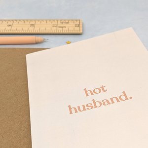 Hot Husband Greeting Card