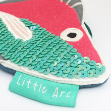 Load image into Gallery viewer, Little Arc Fish Shaped Coin Pouch
