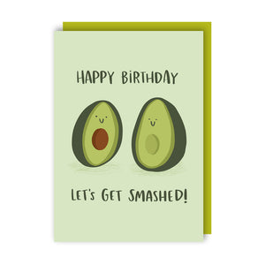 Birthday avocado smashed